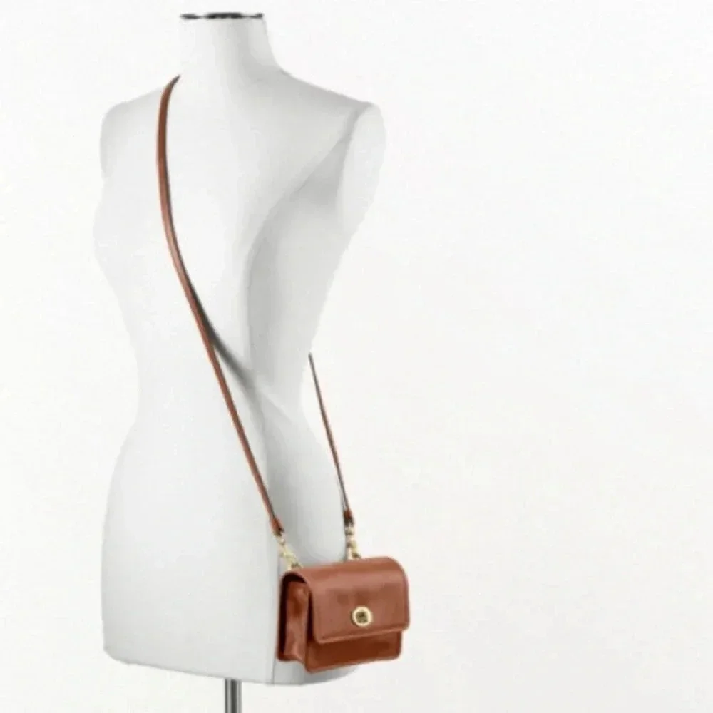 Vintage Coach Legacy Mini Penny Turnlock Leather Crossbody